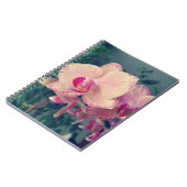Orchid phalaenopsis ppolka dot roze bloemen bloeme notitieboek (Linkerzijde)