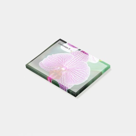 Orchid Pink Asian Flower Post-it® Notes (Schuin)
