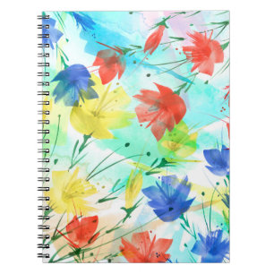 Orchid Poppy Peony Mode Boeket Notitieboek