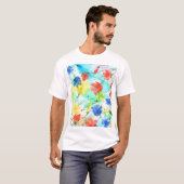 Orchid Poppy Peony Mode Boeket T-shirt (Voorkant volledig)