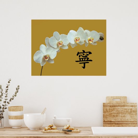 orchid poster (Keuken)