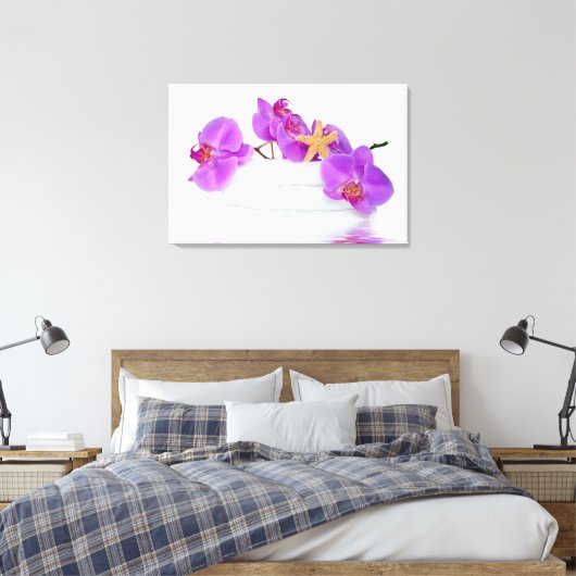 Orchid Reflection Canvas Afdruk (Insitu (Slaapkamer))