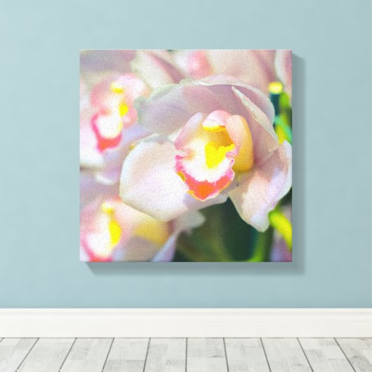 Orchid Restyle Canvas Afdruk (Insitu (Houten vloer))