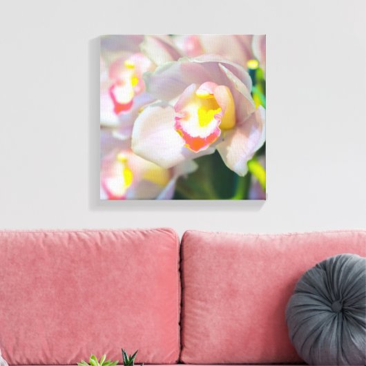 Orchid Restyle Canvas Afdruk (Insitu (Woonkamer))