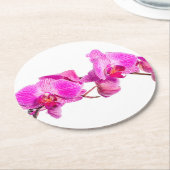 Orchid Ronde Kartonnen Onderzetter (Gebogen)