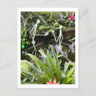 Orchid Room Stick Figuren 2 | Phipps Conservatory Briefkaart