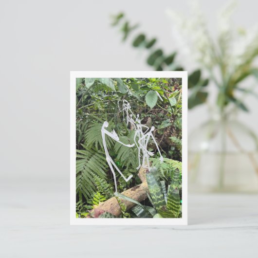 Orchid Room Stick Figuren 3 | Phipps Conservatory Briefkaart (Staand voorkant)