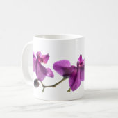 Orchid Row op de Witte Mok van 11 oz Classic White (Voorkant links)