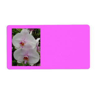 Orchid - Roze bloesem (Colossians 2:3) Etiket