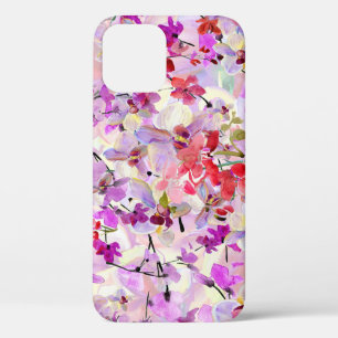 Orchid-Sakura Waterverf Achtergronden Case-Mate iPhone Case