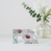 Orchid Salon SPA Massage Aromatherapie Afspraak Afsprakenkaartje (Staand voorkant)