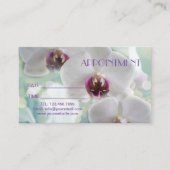Orchid Salon SPA Massage Aromatherapie Afspraak Afsprakenkaartje (Voorkant)