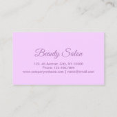 Orchid Salon SPA Massage Aromatherapie Afspraak Afsprakenkaartje (Achterkant)