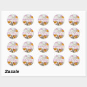 Orchid · Save the Date Sticker (Vel)