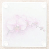 Orchid Sky Serenade Glazen Onderzetter (Achterkant)