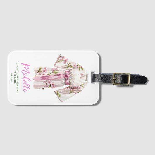 Orchid Spa Resort | Meisjes uitstapje Bagagelabel (Voorkant (horizontaal))