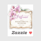 Orchid Spa Resort | Parfumlabeletje Sticker (Vel)