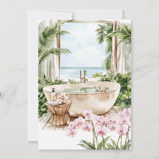 Orchid Spa Weekend Kaart (Achterkant)