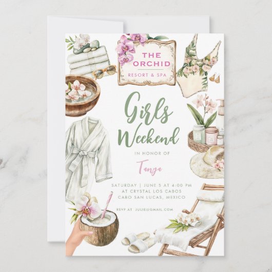 Orchid Spa Weekend Kaart (Voorkant)