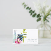 ORCHID STONE BAMBOO WATERVERF SPA MASSAGE THERAPIE VISITEKAARTJE (Staand voorkant)
