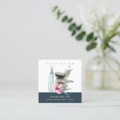 ORCHID STONE SPA MASSAGE THERAPY GIFT CERTIFICATE VIERKANTE VISITEKAARTJE (Staand voorkant)