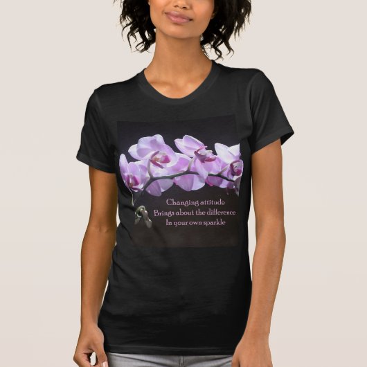 Orchid t-shirt - Veranderende houding (Voorkant)