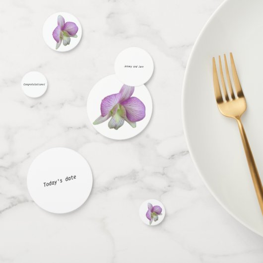 Orchid Table Confetti (Groep)