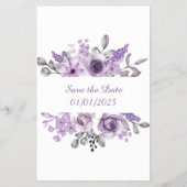 Orchid The Apron Bridal shower game card Flyer (Achterkant)