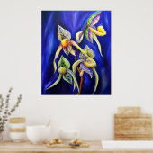 Orchid - The Paphiopedilum Lady's Slipp Poster (Keuken)