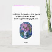 Orchid Thinking of you card Kaart (Achterkant)