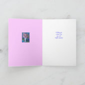 Orchid Thinking of you card Kaart (Binnen)