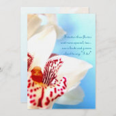 Orchid Verloving Uitnodiging (Voorkant / Achterkant)