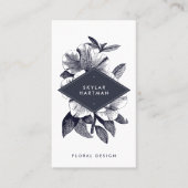  Orchid | Verticale Floral Visitekaartje (Voorkant)