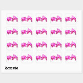 Orchid Vierkante Sticker (Vel)