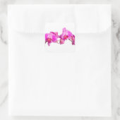 Orchid Vierkante Sticker (Tas)
