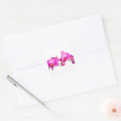 Orchid Vierkante Sticker (Envelop)