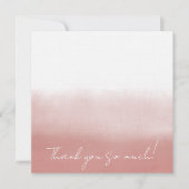 Orchid Watercolor Bedankkaart (Voorkant)