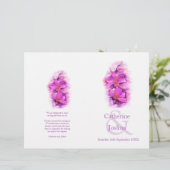 Orchid waterverf roze groot weddenschap (Staand voorkant)