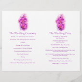 Orchid waterverf roze groot weddenschap (Achterkant)