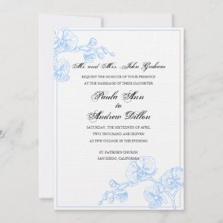 Orchid Wedding Uitnodiging