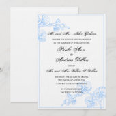 Orchid Wedding Uitnodiging (Voorkant / Achterkant)