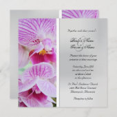 Orchid Wedding Uitnodiging (Voorkant / Achterkant)