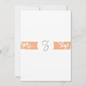 Orchid Wedding Uitnodiging (Achterkant)