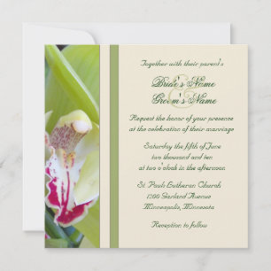 Orchid Wedding Uitnodiging