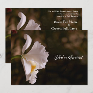 Orchid Wedding Uitnodiging