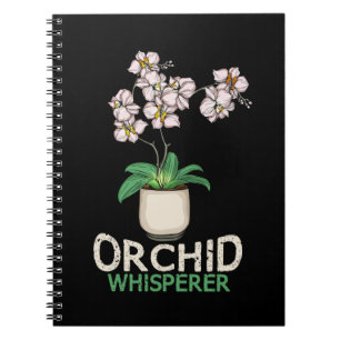 Orchid Whisperer Plant Lover Women Florist Orchid Notitieboek