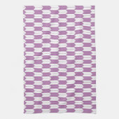Orchid & White Japanese Yagasuri Kitchen Towel Theedoek (Verticaal)