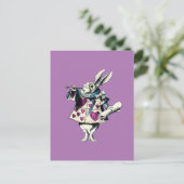 Orchid White Rabbit Decreet Briefkaart (Staand voorkant)
