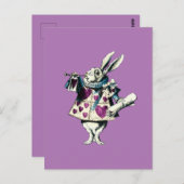 Orchid White Rabbit Decreet Briefkaart (Voorkant / Achterkant)