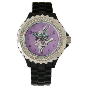 Orchid White Rabbit Decreet Horloge